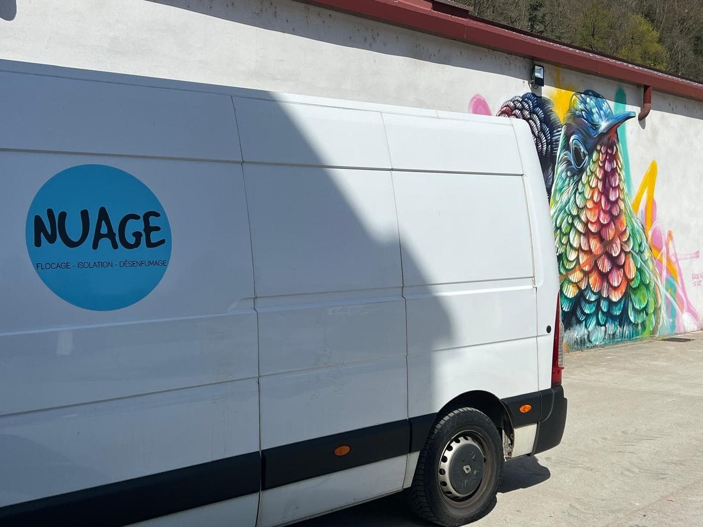 Les camions NUAGE — Vinyle bleu
